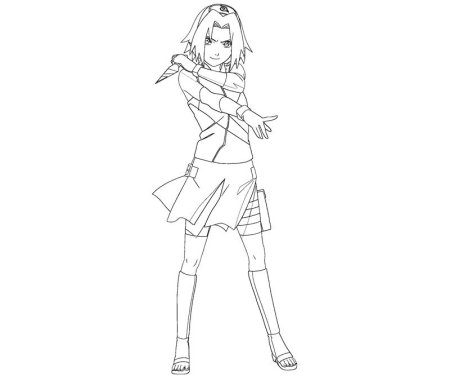 Раскраска Мику Хацунэ в полный рост