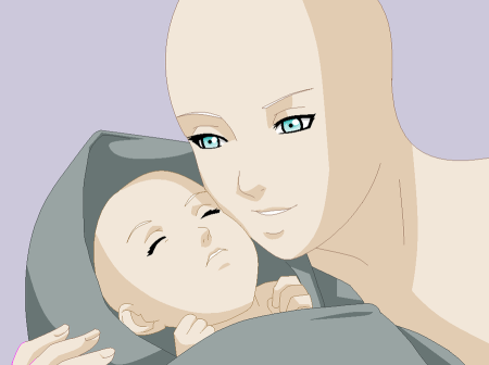 Мать и ребенок референс