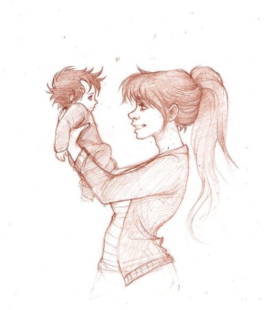 Мать и ребенок референс