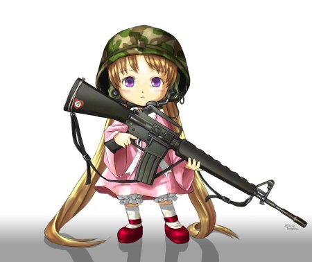 Аниме военные девушки
