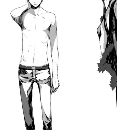 Наброски в стиле аниме