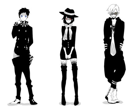 Аниме мужчина в полный рост