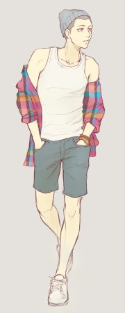 Аниме одежда для срисовки мужская