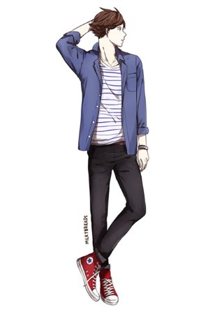 Кореец из БТС В полный рост арт