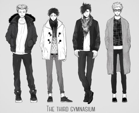 Аниме референс в полный рост