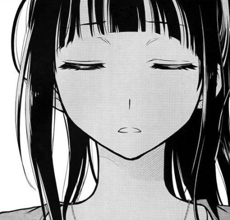 Закрытые глаза аниме