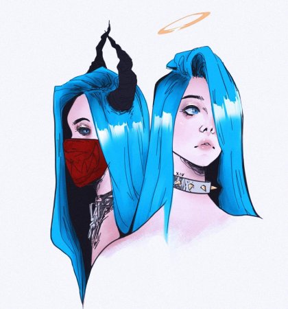 Билли Айлиш арты аниме