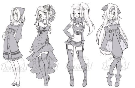 Рефы одежды для персонажей