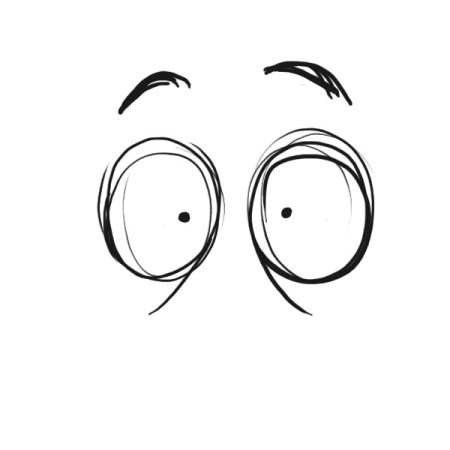 Удивленные глаза