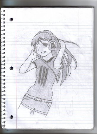 Аниме рисунки ручкой легкие
