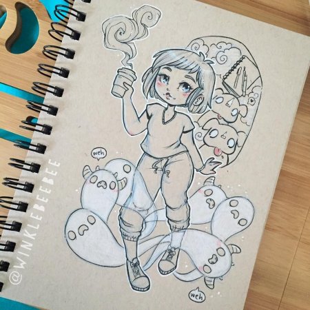 Прикольные рисунки в тетради