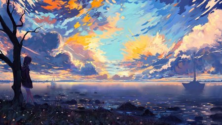 Аниме пейзаж