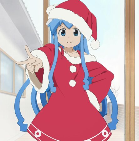 Снегурочка в стиле аниме