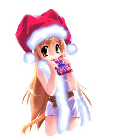 Снегурочка в стиле аниме