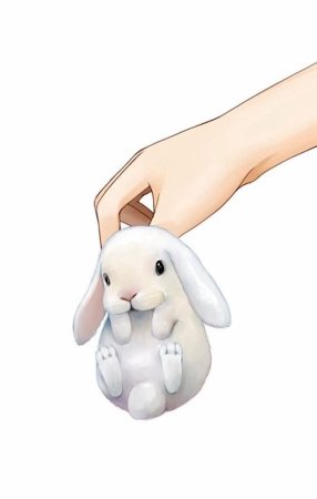 Аниме кролик