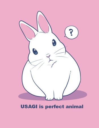 Кролик рисунок