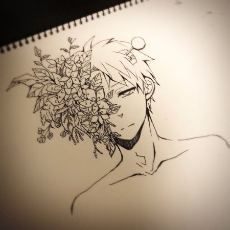 Сайки Кусуо рисунок