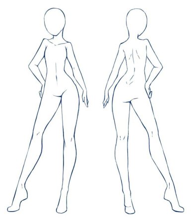 Манекены тела для рисования
