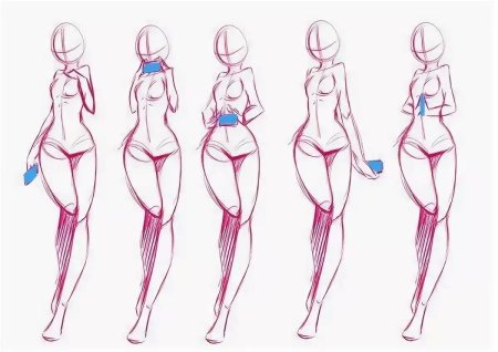 Позы для рисования