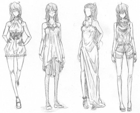 Скетчи в полный рост