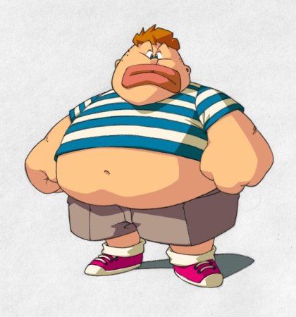 Толстый подросток