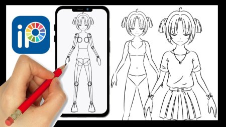 Тело человека чтобы рисовать в Ибис пейнт