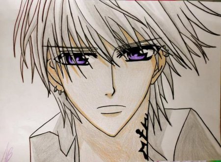 Рыцарь вампир аниме рисовка