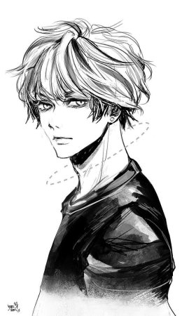 Рисовка парней