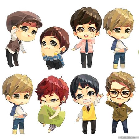 Мультяшные парни