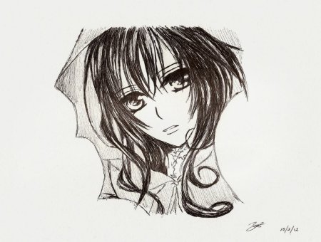 Вампиры набросок аниме