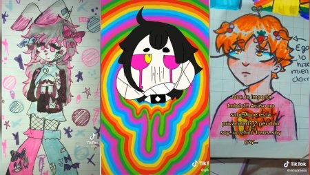 Alt Art tik Tok рисунок