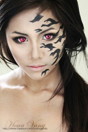 Макияж Саске Учиха