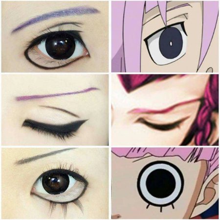 Макияж аниме персонажа