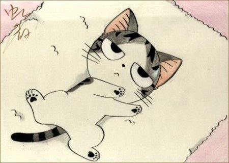 Аниме котята для срисовки