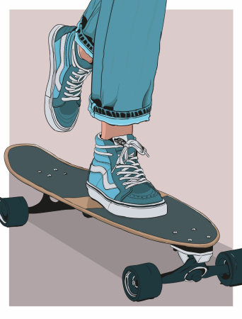 Sk8 anime скейт