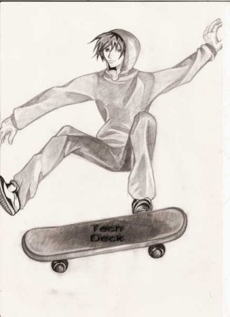 Скетчи скейтеров