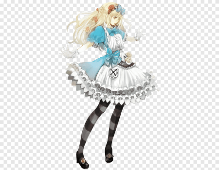 Рисовать аниме Алиса в стране чудес