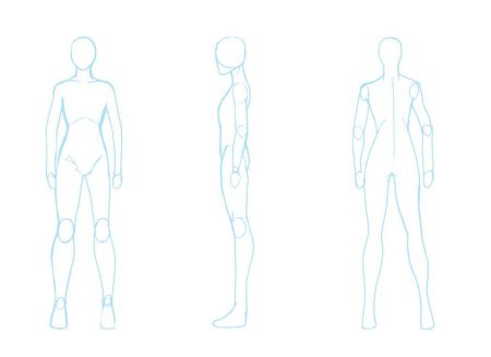 Манекен для рисования мужской