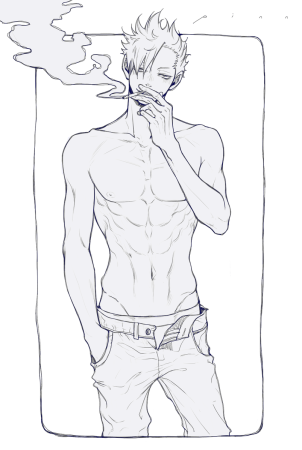 Аниме позы парней