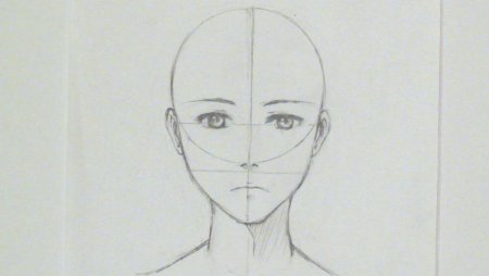 Форма лица для срисовки