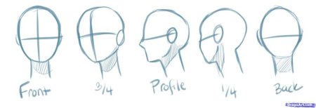 Форма головы для рисования