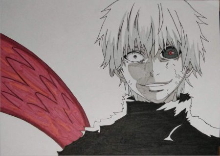 Канеки Кен ухмылка