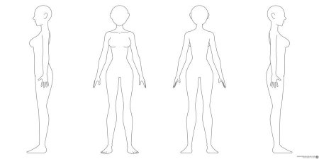 Тело для рисования со всех сторон