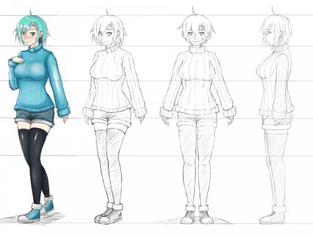 Референсы персонажей аниме