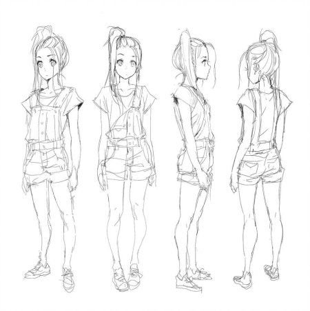 Скетчи персонажей