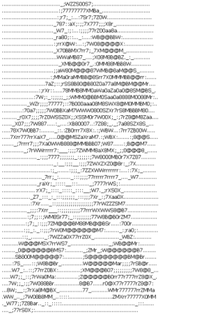 Рисунок символами в одну строку