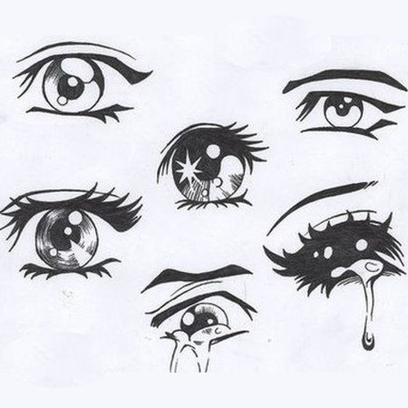 Плачущие глаза аниме
