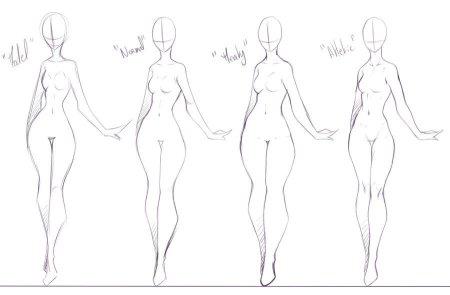 Женское тело аниме