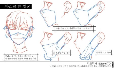 Референс маски сбоку