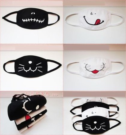 Медицинская маска карандашом